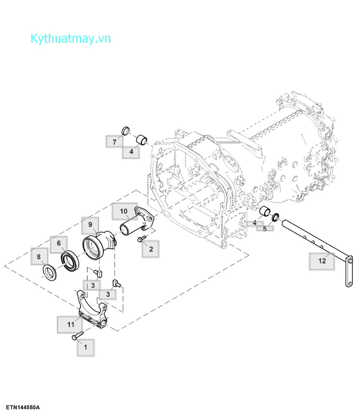 Bạc đạn đẩy ly hợp - ST831836